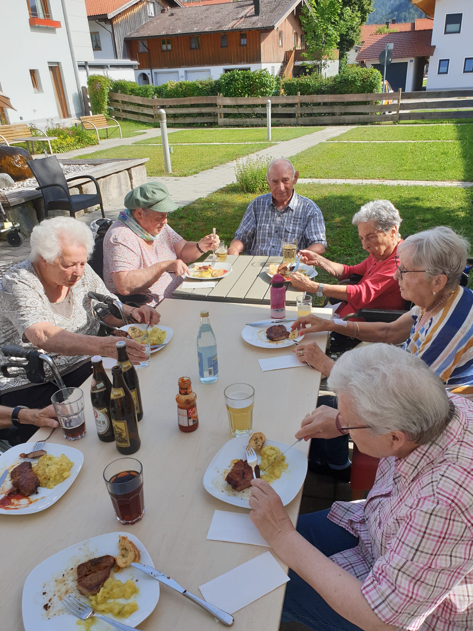 Grillabend im Chiemgau-Stift