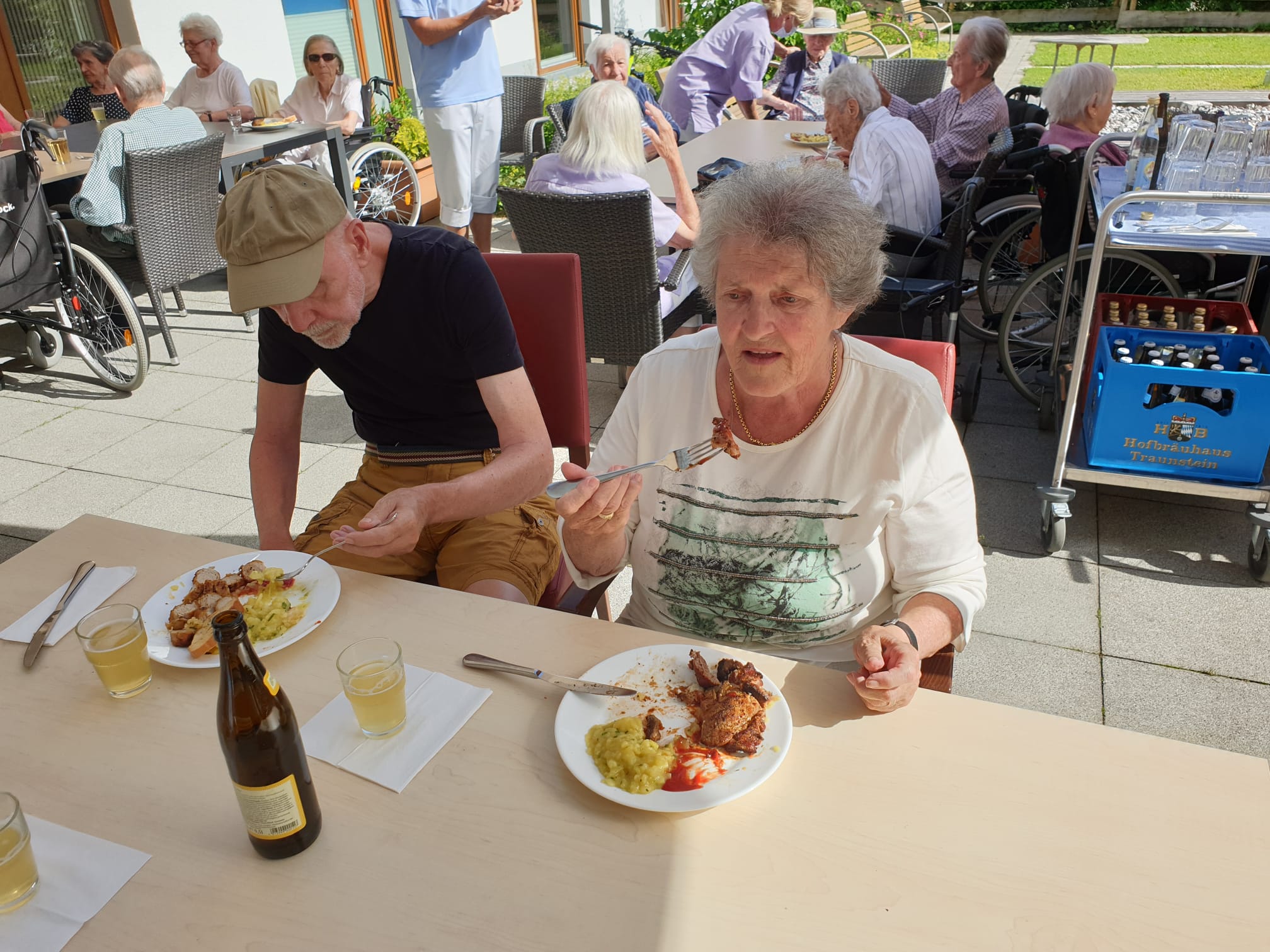 Grillabend im Chiemgau-Stift