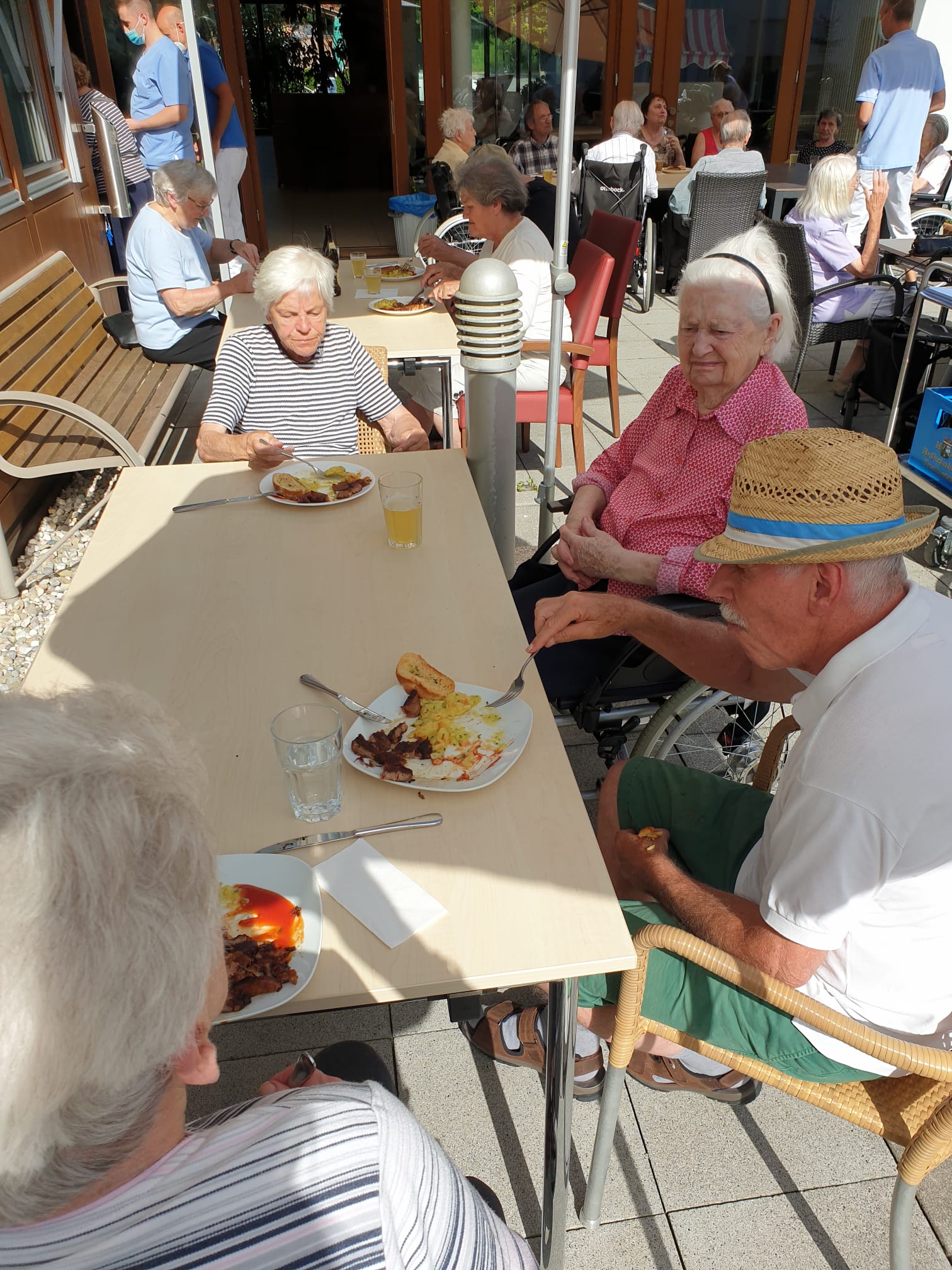 Grillabend im Chiemgau-Stift