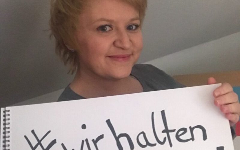 Unser Motto - auch wenn wir daheim bleiben müssen!