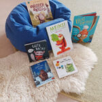 Eine Auswahl von Kinderbüchern, die an die Frühförderung in Traunreut gespendet wurde.