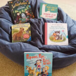 Eine Auswahl von Kinderbüchern, die an die Frühförderung in Traunreut gespendet wurde.