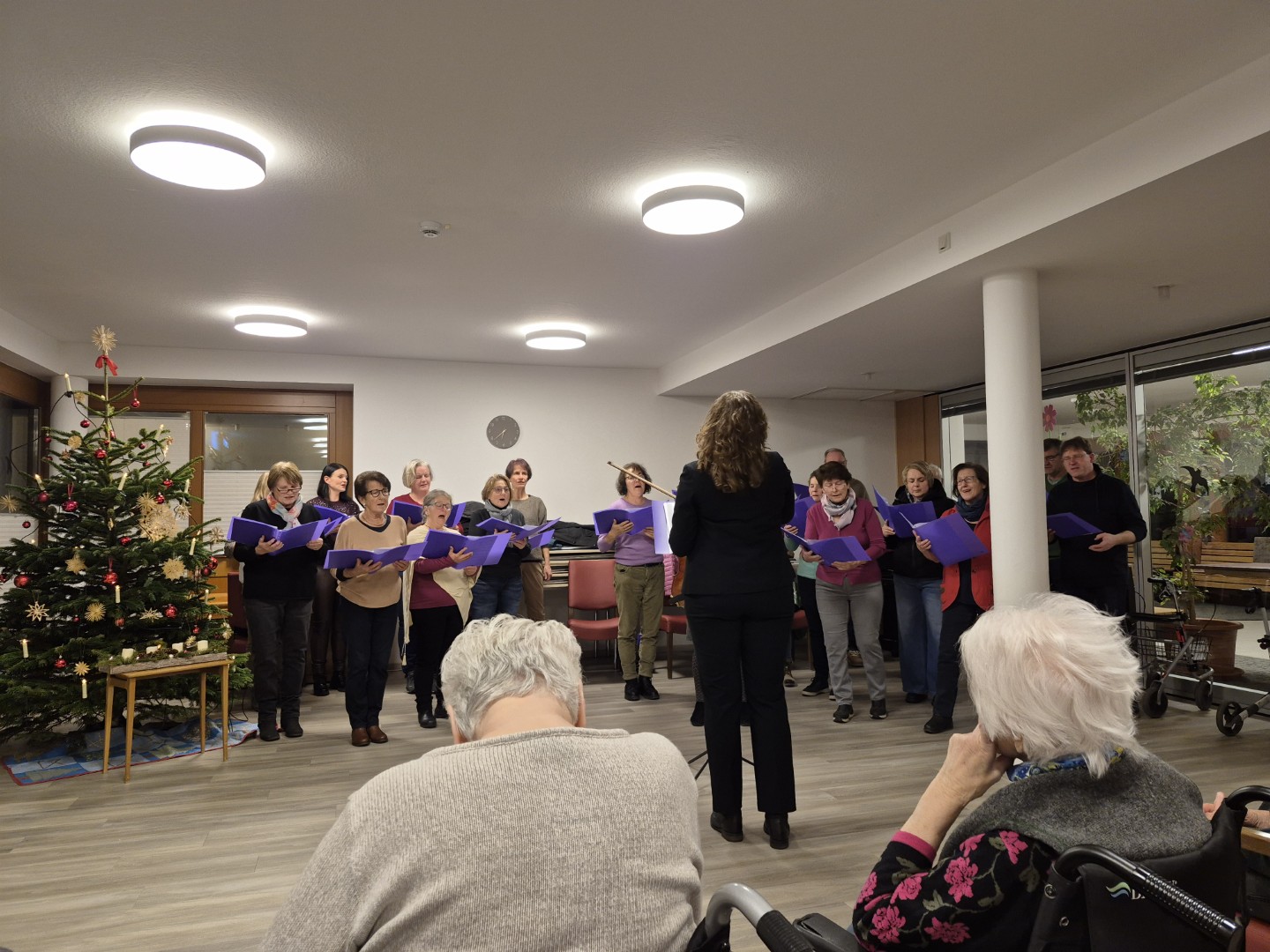 Auftritt des Kirchenchors Inzell.