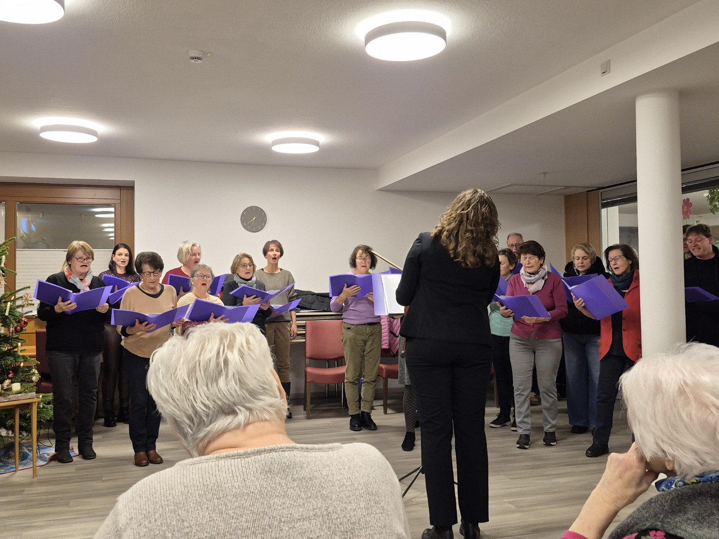 Auftritt des Kirchenchors Inzell.