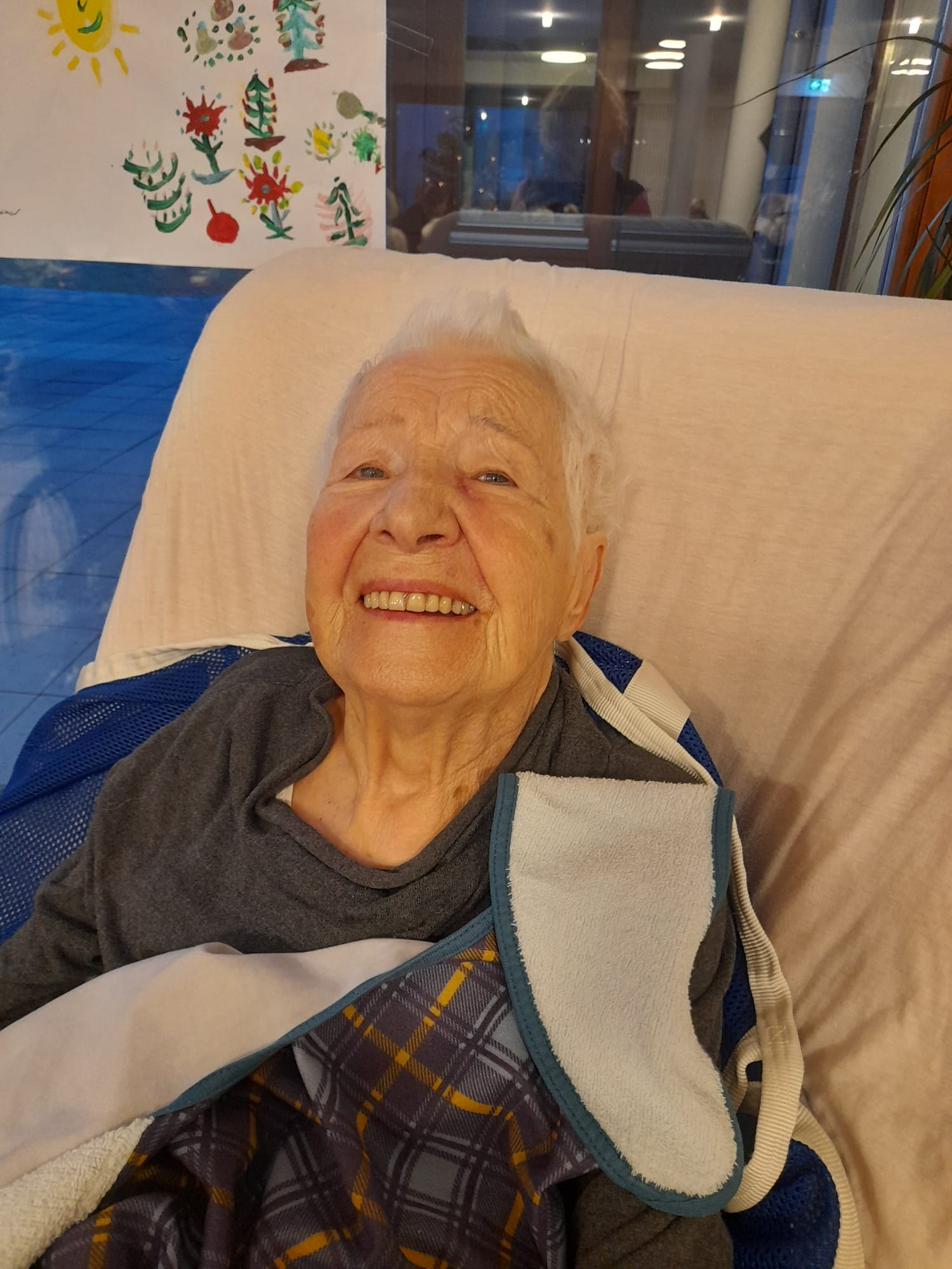 Auch wer das Bett nicht verlassen konnte, war dabei.