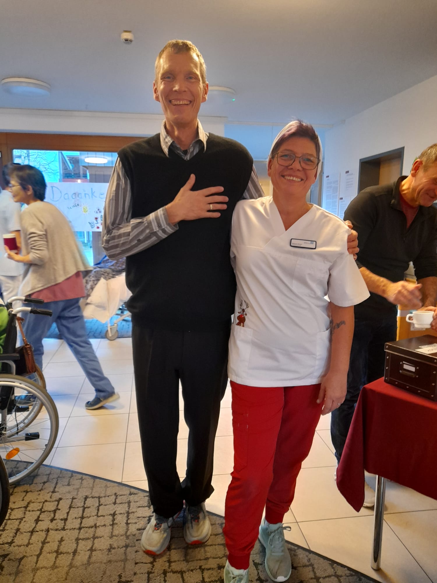 Die Veranstaltungen im Advent erfreuen auch das Personal.