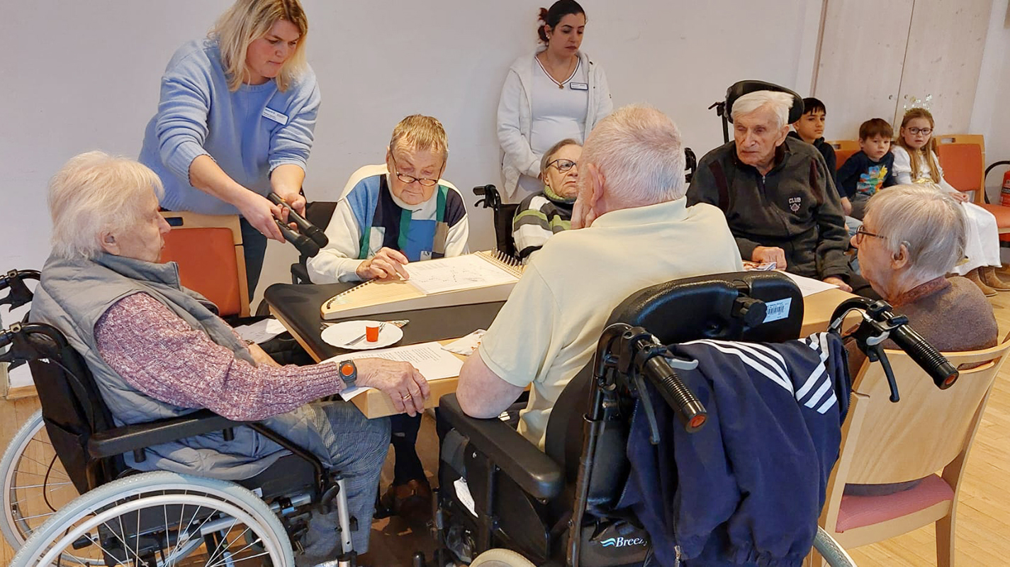 Nikolausfeier im Seniorenzentrum Wartberghöhe 2020.