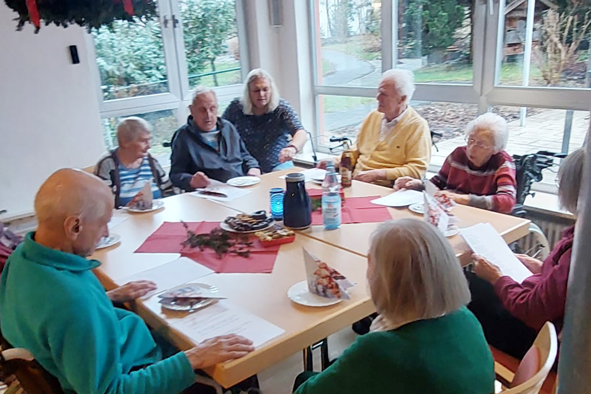 Nikolausfeier im Seniorenzentrum Wartberghöhe 2020.